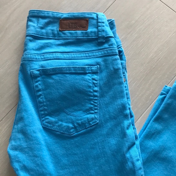 🌊 LTB crop turquoise jeans EUC 🌊 - Picture 4 of 4